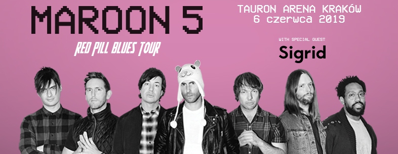 Maroon 5 już 6 czerwca 2019 w TAURON Arena Kraków