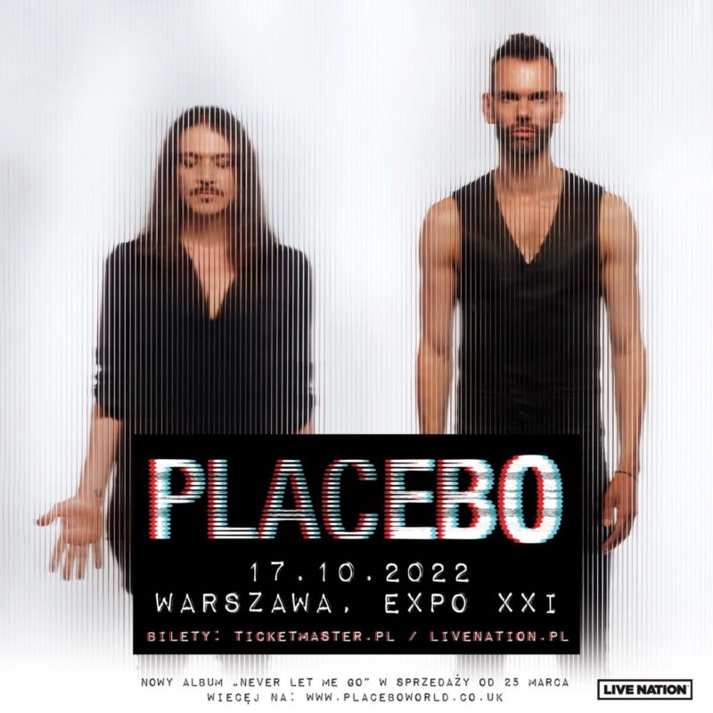 Placebo, koncert w Polsce, Warszawa, 2022